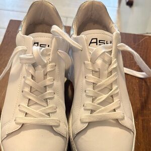 Ash Classic White Lace-Up Sneakers